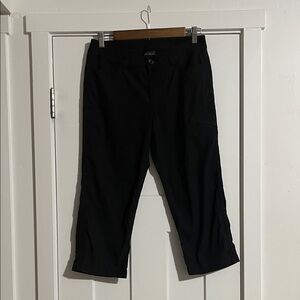 Eddie Bauer Black Capris